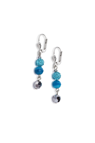 Фото Серьги Turquoise Coeur de Lion 4895/20-0600
