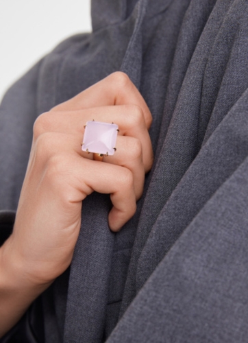 Кольцо CARAMELLO Fiore di Firenze AN0410 ROSA PASTELLO