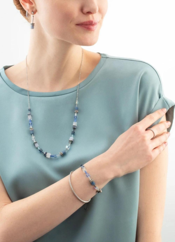 Фото Браслет 19 см Crystal-Silver Coeur de Lion 0146/32-1817 19