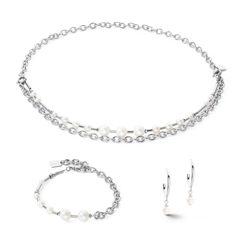 Фото Браслет White-Silver Coeur de Lion 1121/30-1417