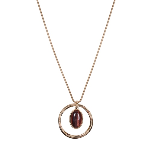 Фото Колье COFFE AGATE Elegia Fiore Luna LN5146 BR/G