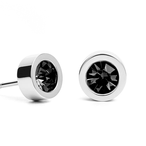 Пусеты Black 5х2.5 Fiore Luna SWE125 BL S