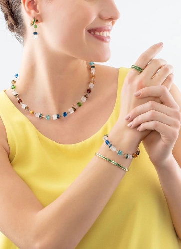 Фото Кольцо Dark Green-Gold Coeur de Lion 0127/40-0549 58