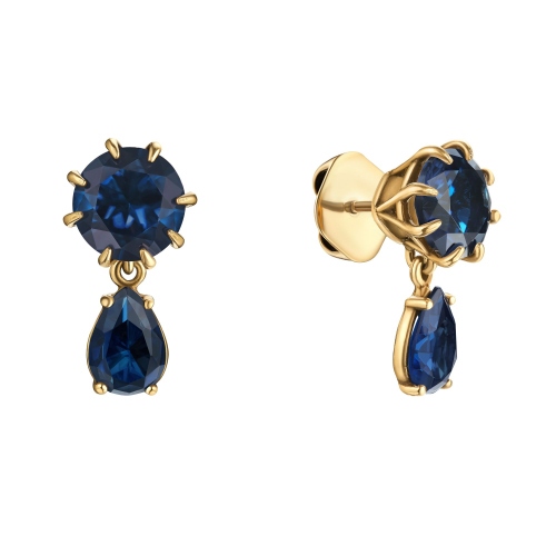 Фото Серьги пусеты PICCOLO PIACERE Fiore di Firenze OR1610 BLU