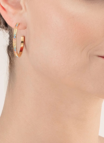 Фото Серьги Multicolor-Pastel Gold Coeur de Lion Coeur de Lion 0128/21-1590