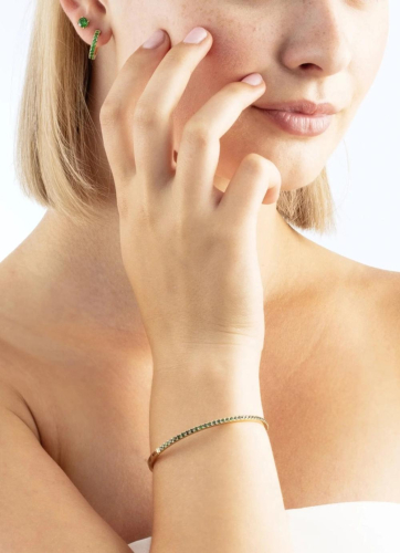 Фото Серьги Green-Gold Coeur de Lion 0146/23-0516