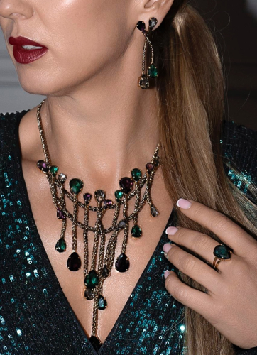 Фото Колье "Хромосомы" Claudio Canzian CC00205213 green