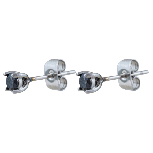 Фото Пусеты BLACK Art Deco Fiore Luna AE03187-7A BW/S