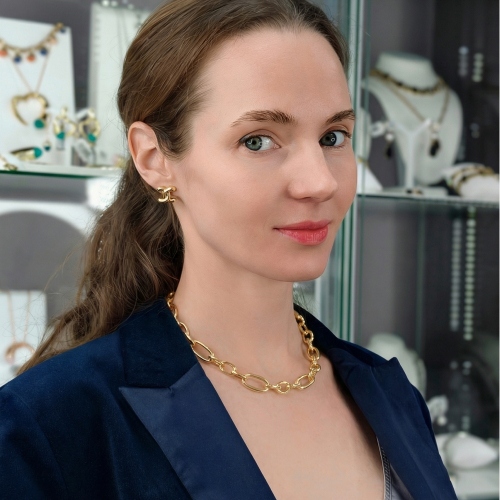 Серьги Fiore Luna ABE31337-01 G