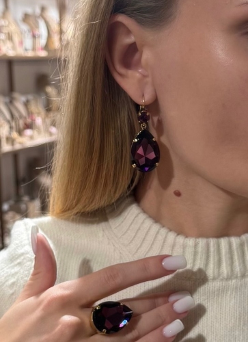 Фото Серьги Claudio Canzian CC00202321 violet