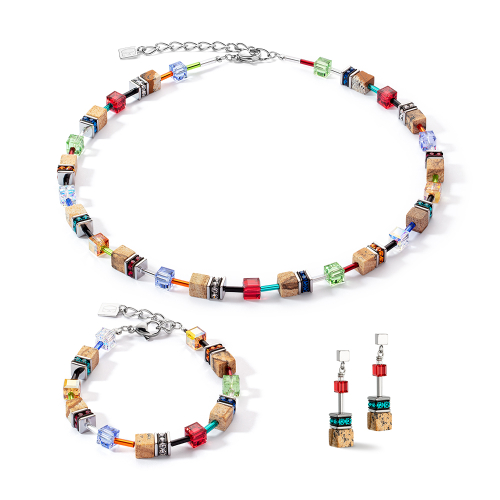 *Серьги Multicolour Brown