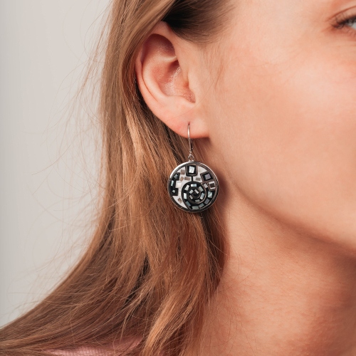 Серьги Fiore Luna AE01319-11 BW/S