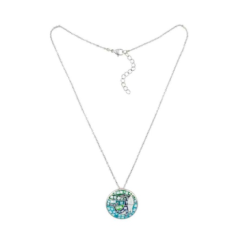 Фото Колье ORCA Art Deco Fiore Luna BP03188-3 BL/S
