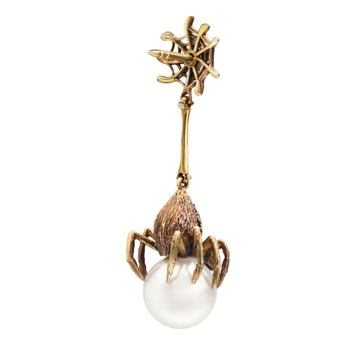 Фото Серьги Ragno Art Nouveau piccolo Fiore di Firenze OR2210-2 GRANAT