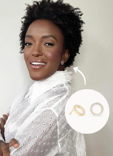 Фото Серьги Crystal-Gold Coeur de Lion 2057/21-1816