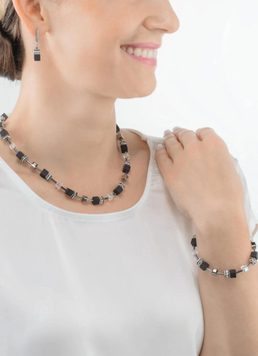 Фото Колье Black-Crystal Coeur de Lion 4018/10-1318