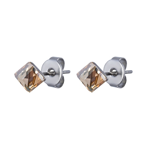 Фото Пусеты Crystal Champagne Fiore Luna Classic SWE0127/1 CH S