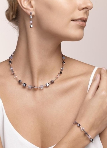 Фото Серьги Rosegold-Silver Coeur de Lion 5061/21-1631