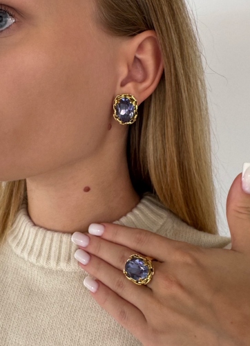 Фото Кольцо Claudio Canzian CC00201562 violet