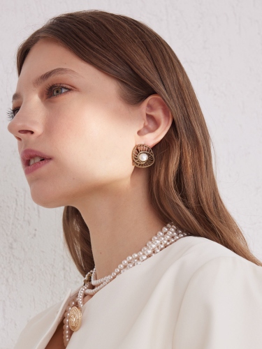 Фото Серьги ARCLET Fiore di Firenze OR1729 PEARL