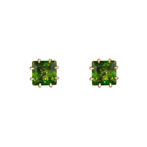Фото Серьги пусеты VIVIENNE Fiore di Firenze OR1606 PERIDOTO PICCOLO