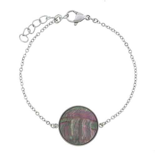Фото Браслет SHELL Art Deco Fiore Luna CB01734-1 BW/S