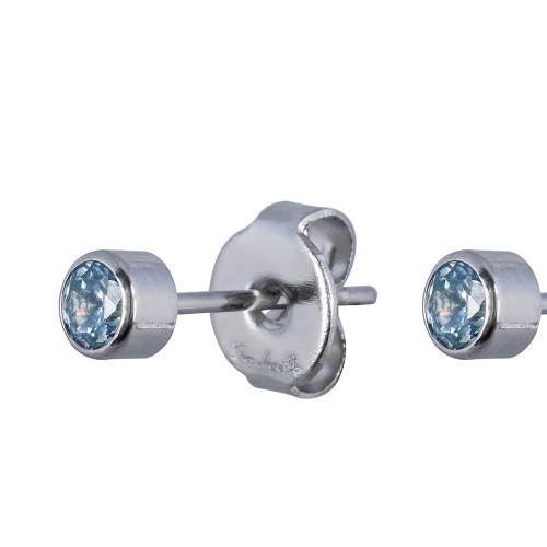 Фото Пусеты Cubic zirconia Ske Blue Fiore Luna Classic SWE0128 SB S