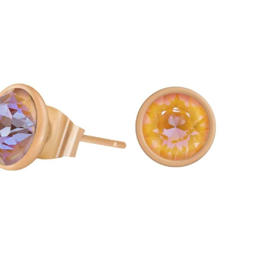 Фото Пусеты Peach Delite Kristal Fiore Luna SWE298 PD RG