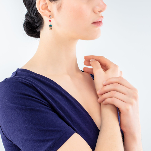 *Серьги Multicolour Brown