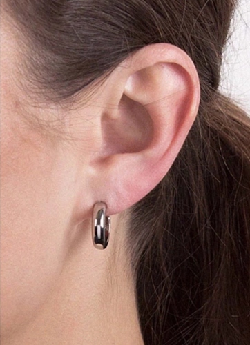 NEW MODERN серьги ELLEN SHINY SILVER 338058-143116-200