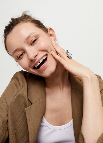 Фото Кольцо Ser Deslumbrante UNOde50 ANI0851AZUMTL12