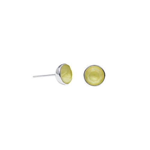 Фото Пусеты Crystal Powder Yellow Kristal Fiore Luna SWE298 CPY S