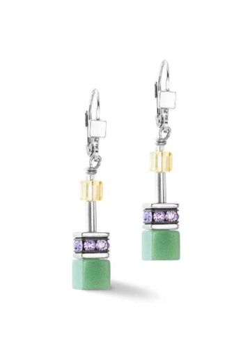 Фото Серьги Multicolour Pastel Silver Coeur de Lion 2838/20-1580