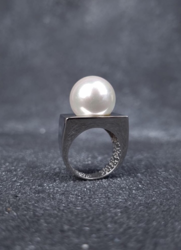 Кольцо Madreperla MP02001012 white/silver
