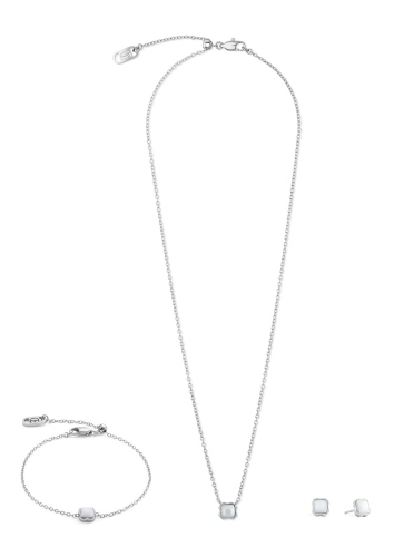Фото Серьги White quartz Coeur de Lion 1300/21-1400
