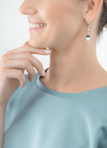 Фото Серьги Capri Blue Coeur de Lion 4013/20-0756