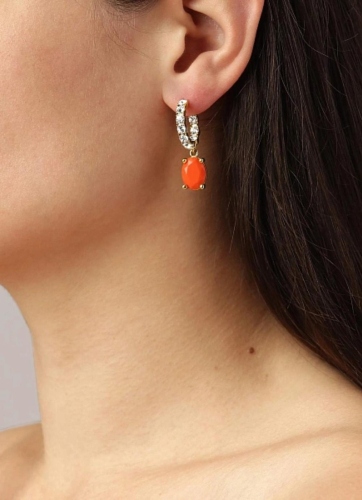 BARBARA SG CORAL  серьги 460519