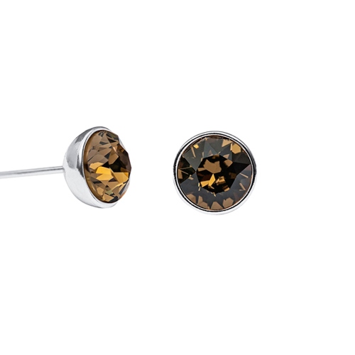 Фото Пусеты Smoked Quartz Kristal Fiore Luna SWE298 SQ S