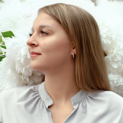 Серьги Crystal Fiore Luna A2409SW-E02.1 BW/S