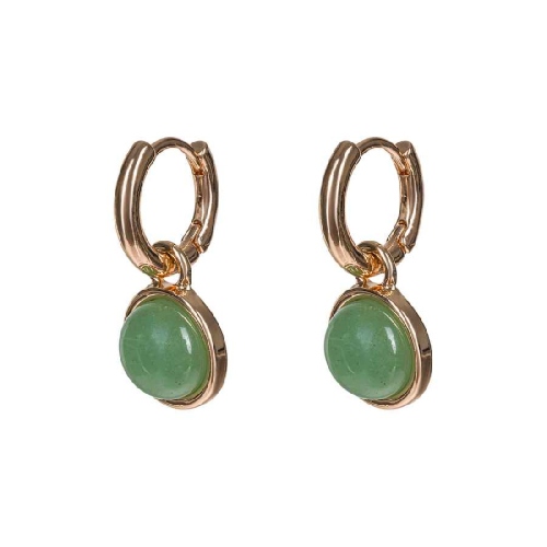 Фото Серьги GREEN AVENTURINE Elegia Fiore Luna LE1114 G/G