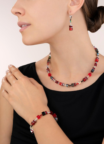 Фото Колье Red-Grey Coeur de Lion 4014/10-0312