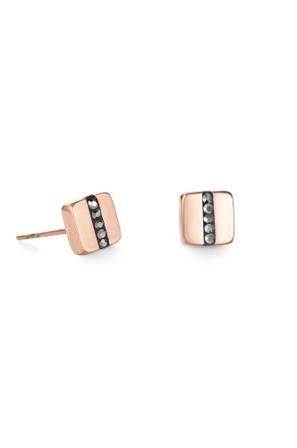 Фото Серьги Anthracite-Rosegold Coeur de Lion 0225/21-1223
