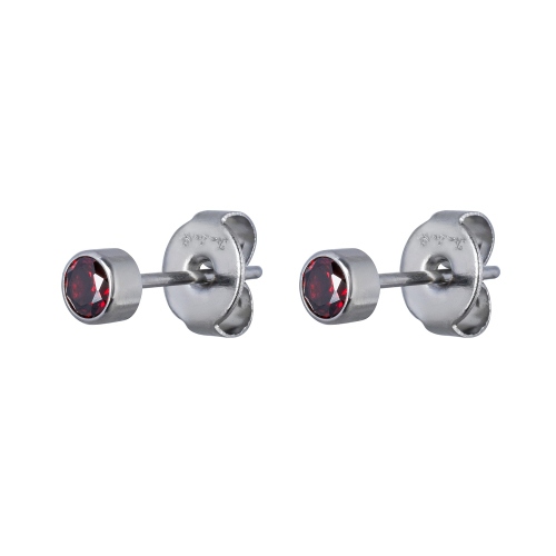 Фото Пусеты Cubic zirconia Garnet Fiore Luna Classic SWE0128 GR S