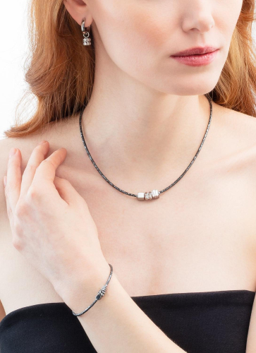 Фото Серьги Серебристые Шипы Coeur de Lion 0160/21-1700