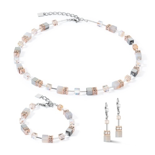 Фото Колье Iconic Precious rose gold-peach Coeur de Lion 4017/10-0235