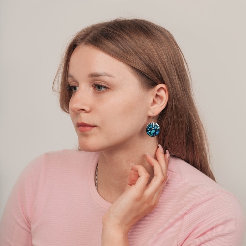 Серьги Fiore Luna AE00230-13 BL/S