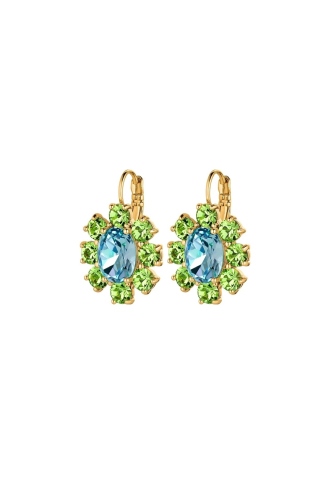 Фото Серьги Dyrberg Kern VALENTINA SG AQUA/GREEN 420039