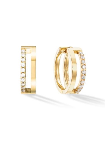 Фото Серьги Crystal-Gold Coeur de Lion 0136/21-1816