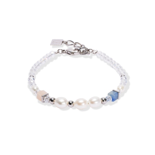 Фото Браслет Cosmic Pearls soft silver Coeur de Lion 1135/30-1522