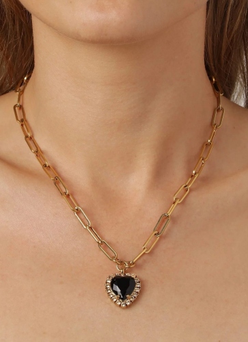 Фото Колье SIMONA SG BLACK / GOLDEN Dyrberg Kern 430019